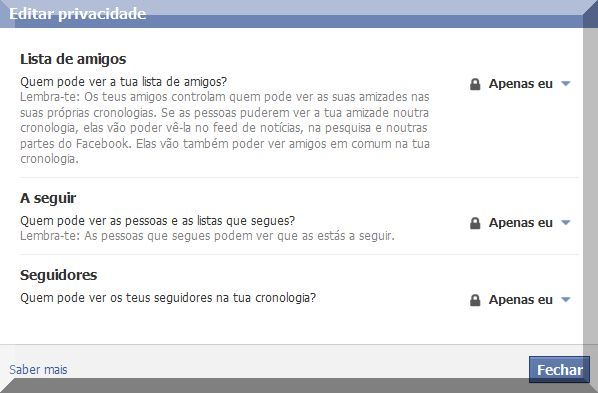 esconder lista amigos facebook