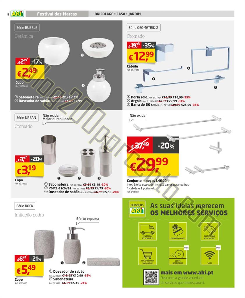 Festival das marcas AKI folheto de 28 maio a 22 ju