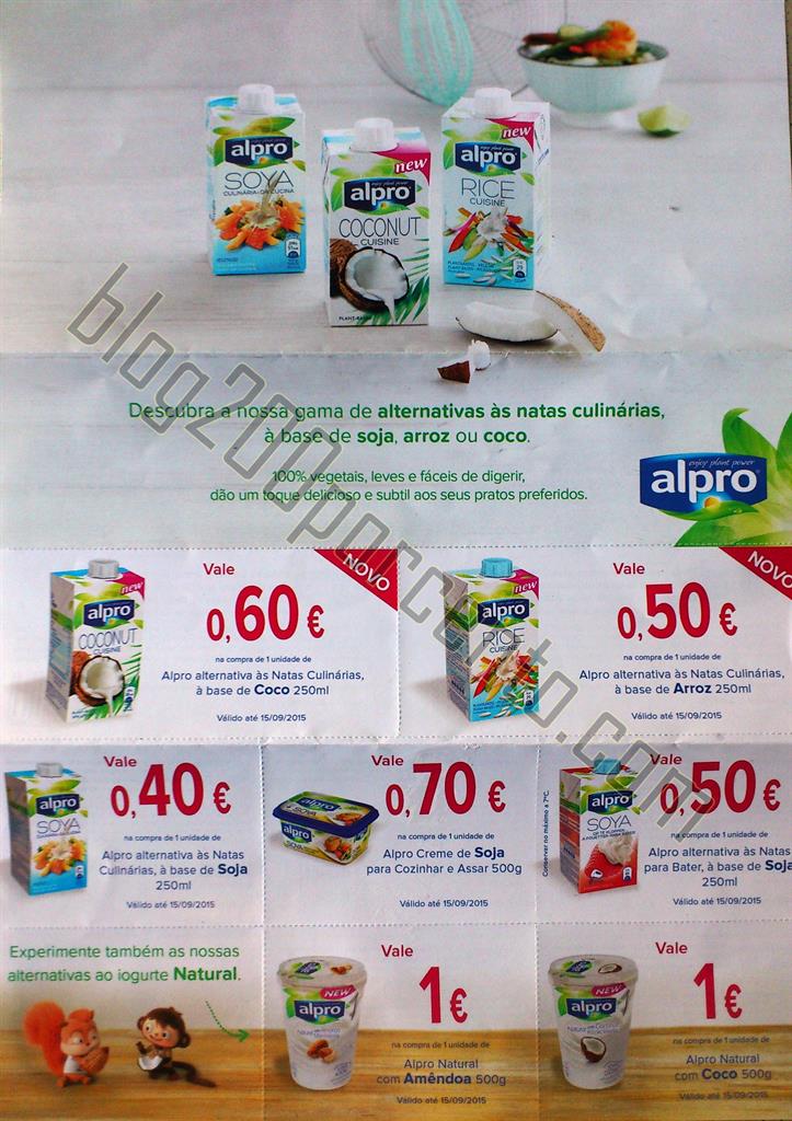 Novos vales desconto recebidos ALPRO até 15 junho
