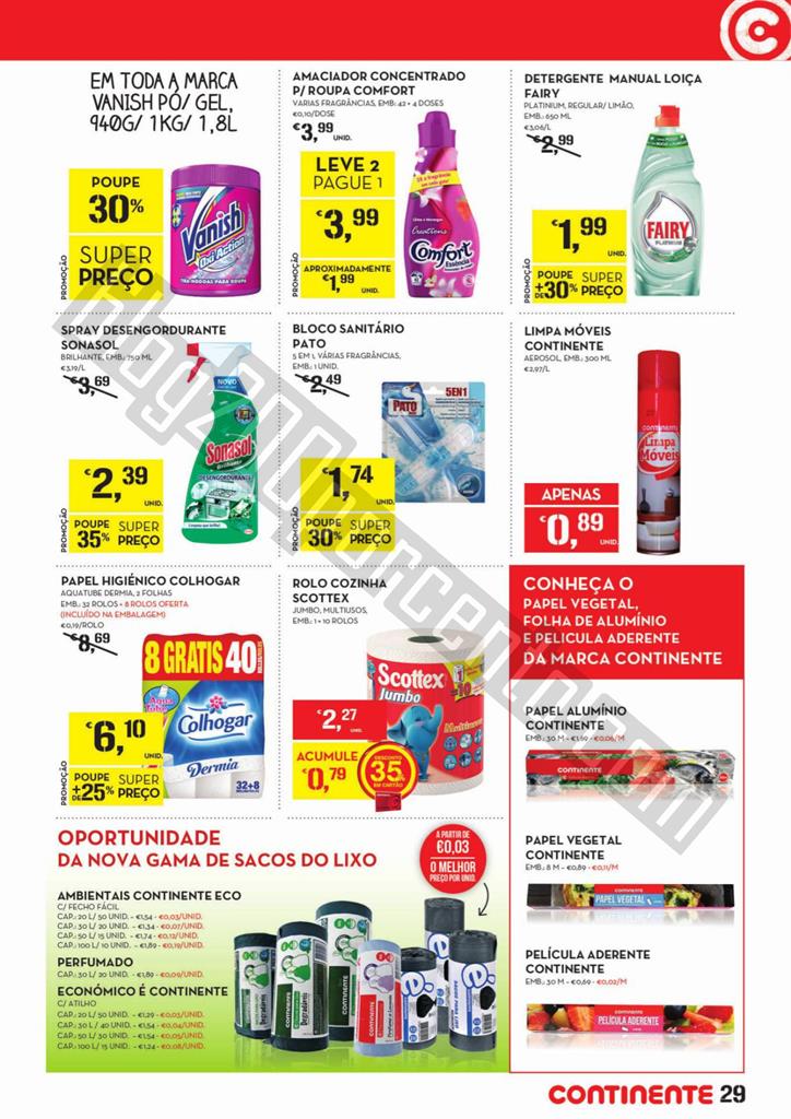 Antevisão Folheto CONTINENTE Promoções de 17 a 