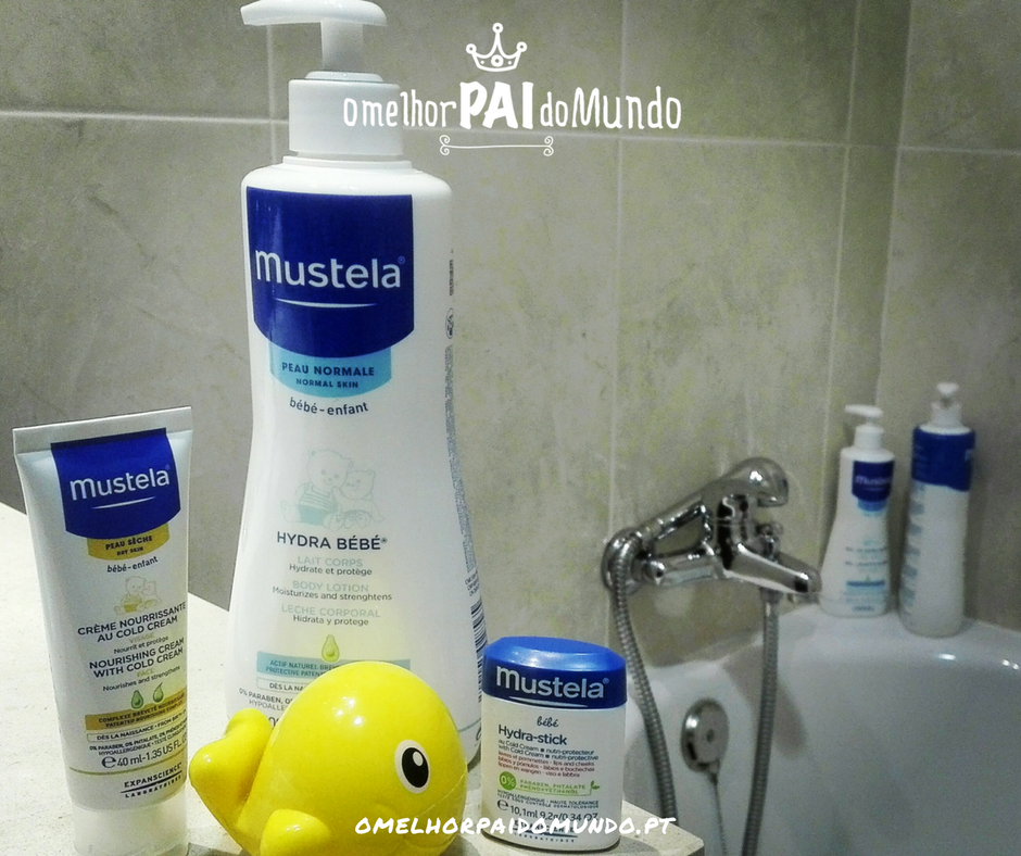 Os produtos Mustela com o nosso Patinho