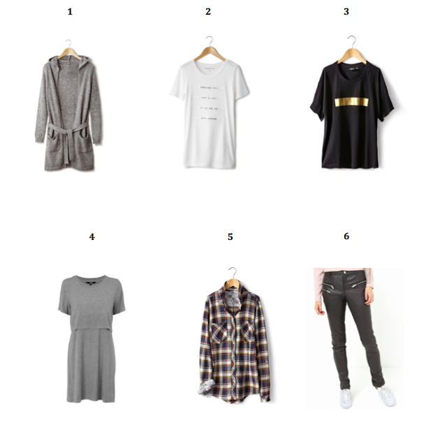 Peças de roupa, colecção de mulher, catálogo La Redoute