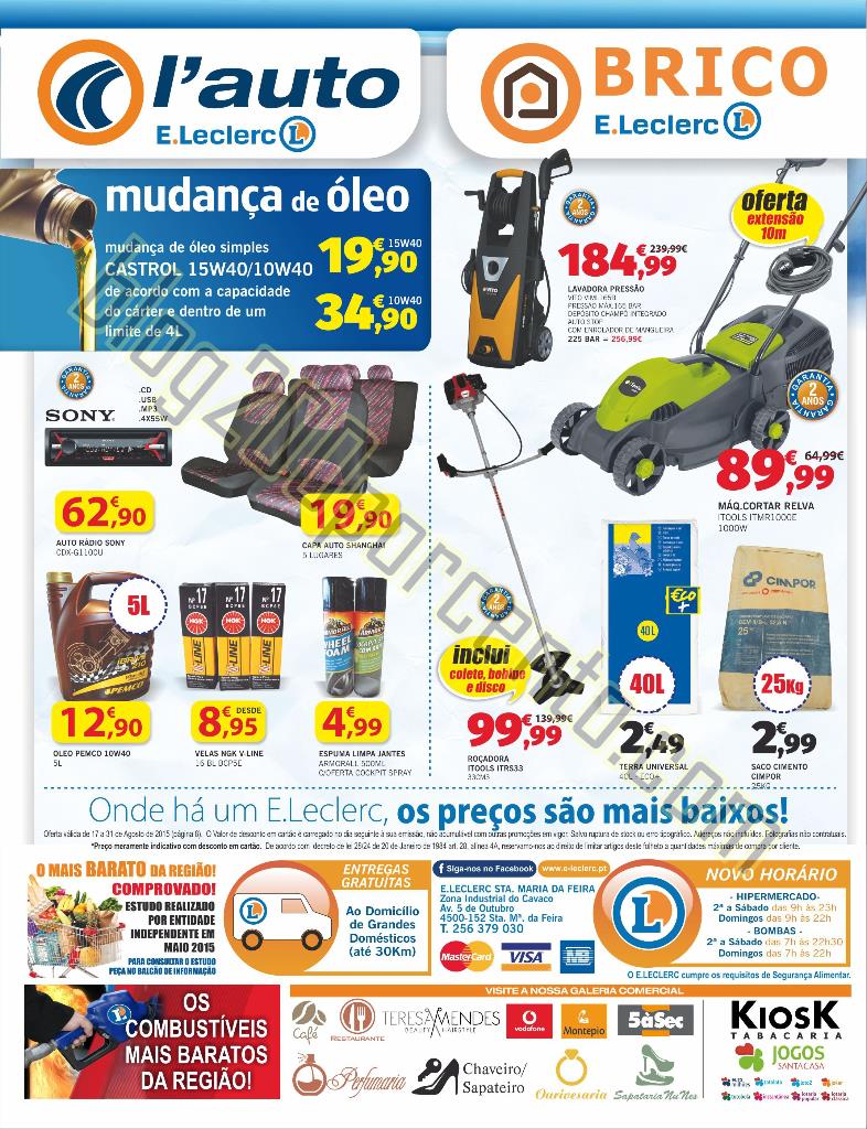 Novo Folheto E-LECLERC Feira promoções até 27 a