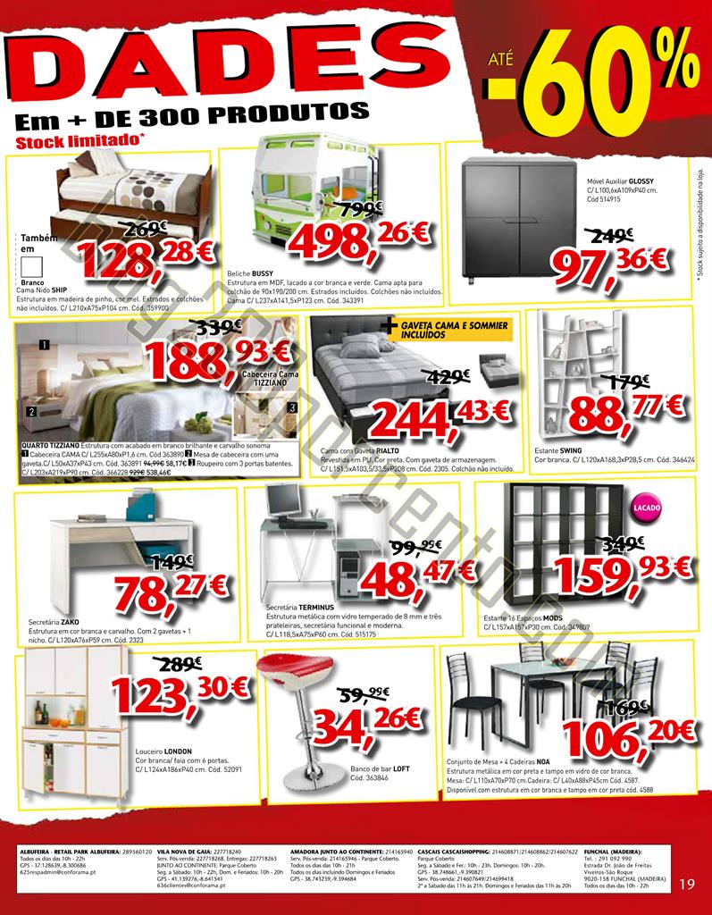 Novo Folheto CONFORAMA Promoções de 18 a 30 junh