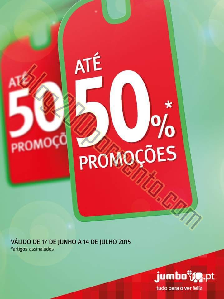 Até 50% desconto JUMBO promoções de 17 junho a 