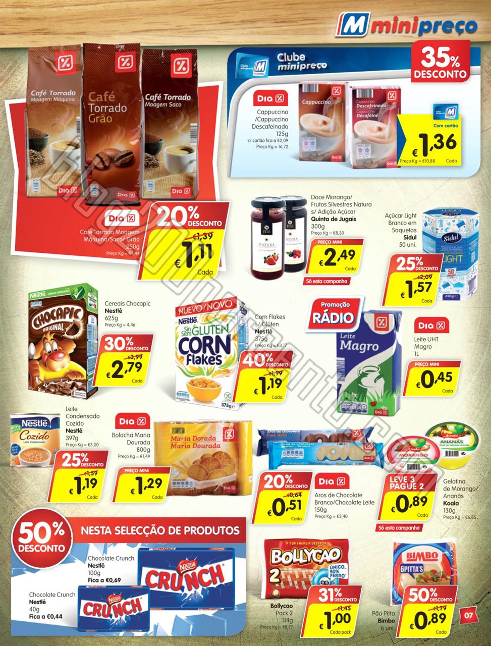 Antevisão Folheto MINIPREÇO Promoções de 7 a 1