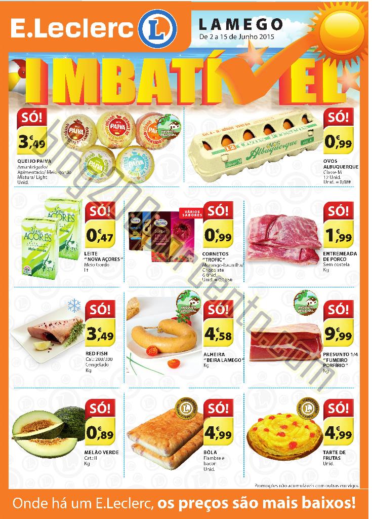 Antevisão Folheto E-LECLERC Lamego Promoções de