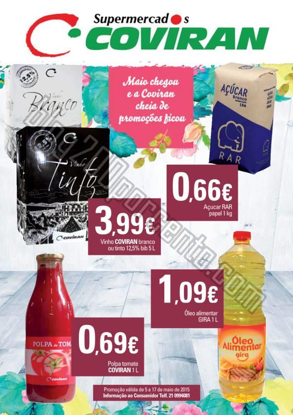Novo Folheto COVIRAN Promoções de 5 a 17 maio d1