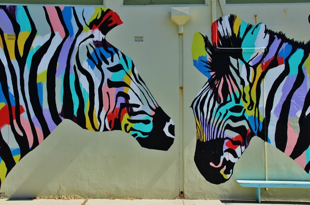 zebra perth urban art 1