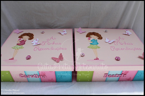 Caixas grandes de recordações 