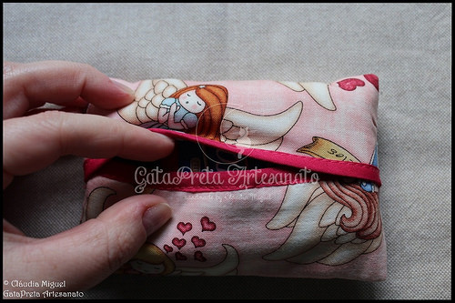 Bolsinha para lenços 