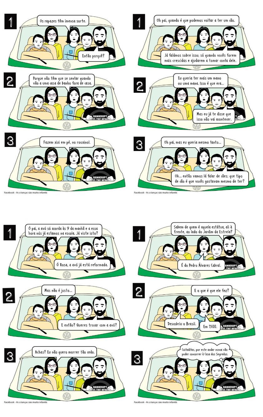 As crianças são muito infantis - Facebook