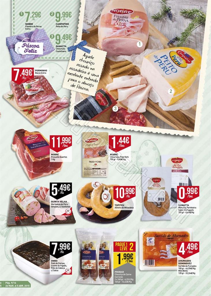 Antevisão Folheto INTERMARCHÉ Páscoa de 26 mar