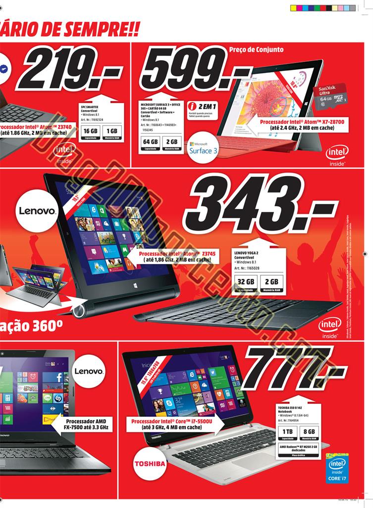 Antevisão Folheto MEDIA MARKT Promoções de 25 j