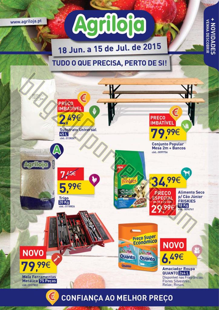 Antevisão Folheto AGRILOJA Promoções de 18 junh