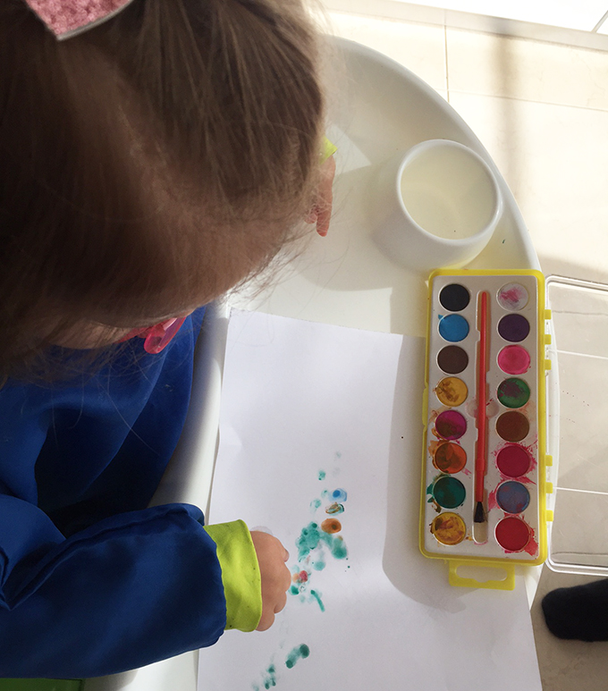 pintar com aguarelas