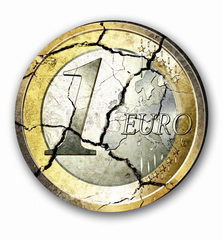 2477321-broken-one-euro-coin