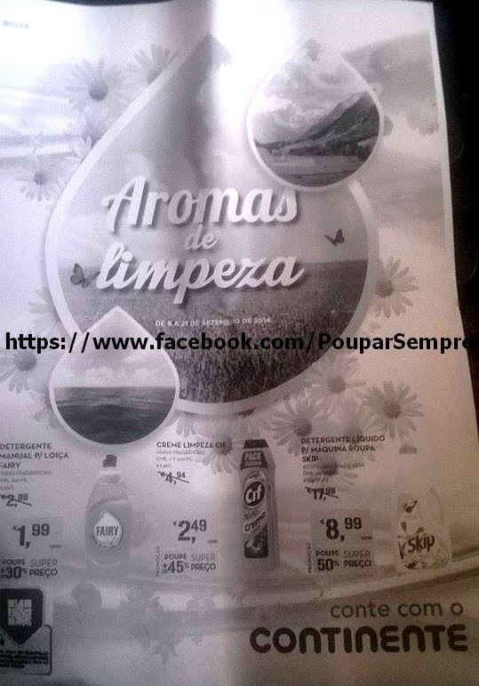 Antevisão Folheto CONTINENTE de 9 a 21 setembro - Aromas de Limpeza