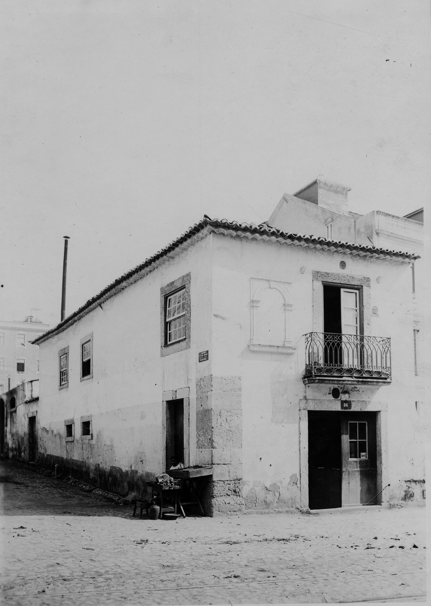 Nicho da imagem, Rua de Arroios, 86 (A.P.C.M.L., c. 1900; A1300