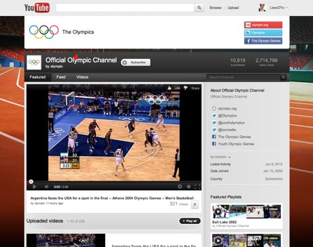 jogos olimpicos youtube