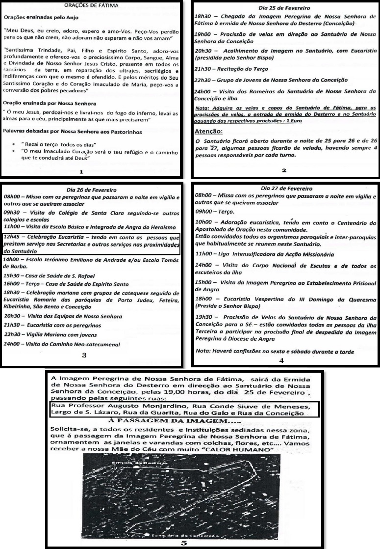 Virgem Peregrina - Programa #1