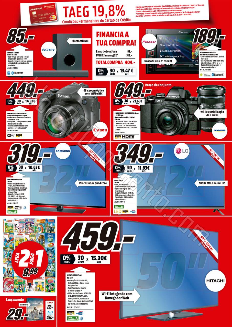 Antevisão Folheto MEDIA MARKT Promoções de 2 a 