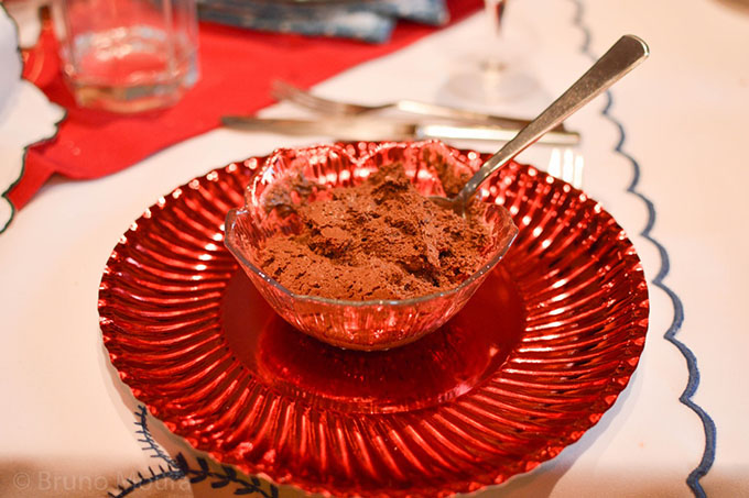 mousse de chocolate