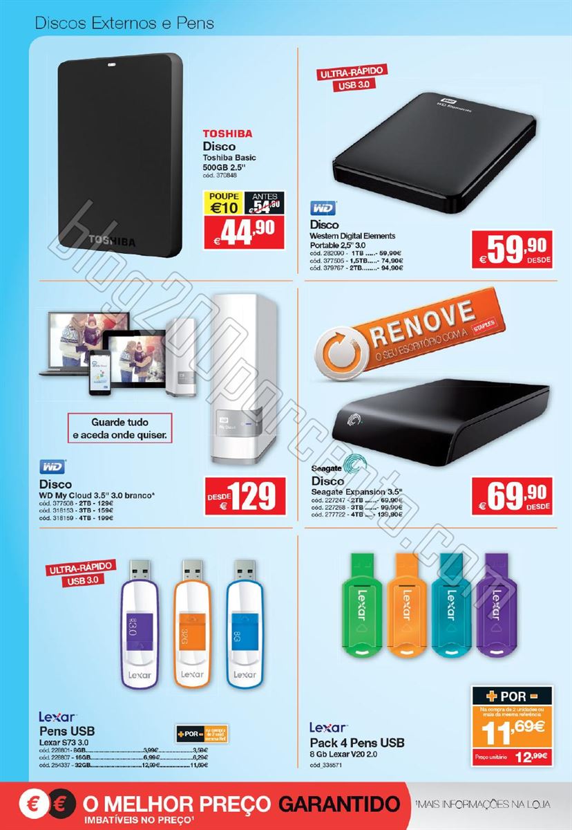 Novo Folheto STAPLES de 29 janeiro a 10  fevereiro