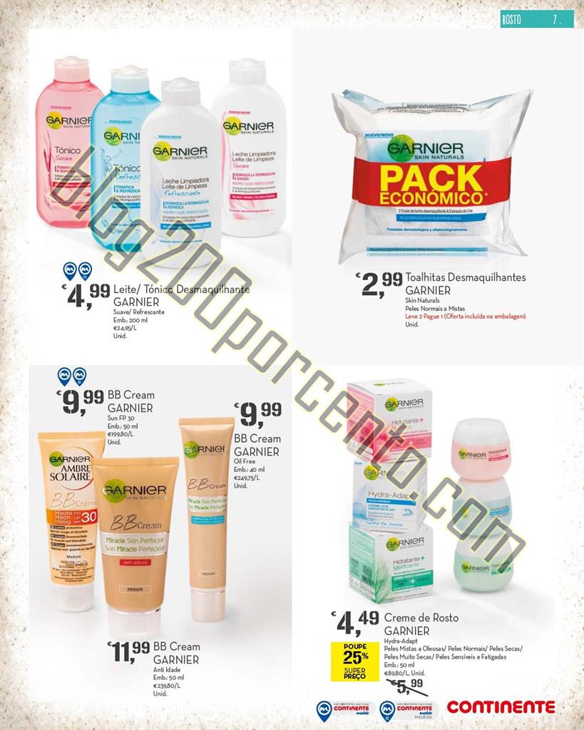 Novo Folheto CONTINENTE Beleza e verão promoçõe