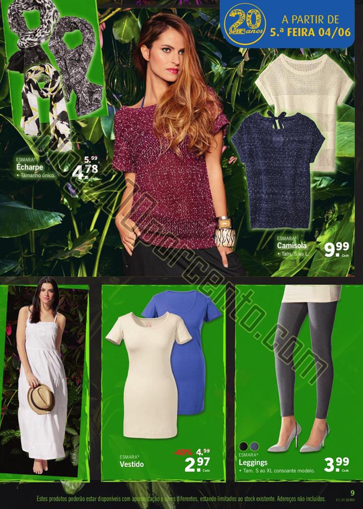 Antevisão folheto LIDL Bazar promoções de 4 a 1
