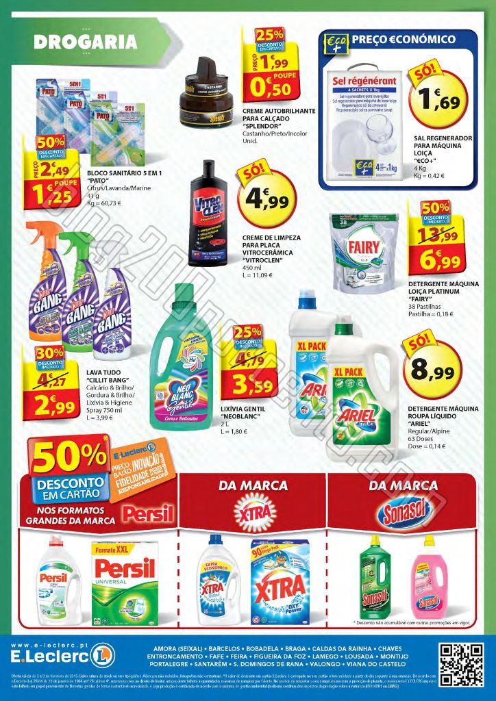 Antevisão Folheto E-LECLERC promoções de 3 a 9 