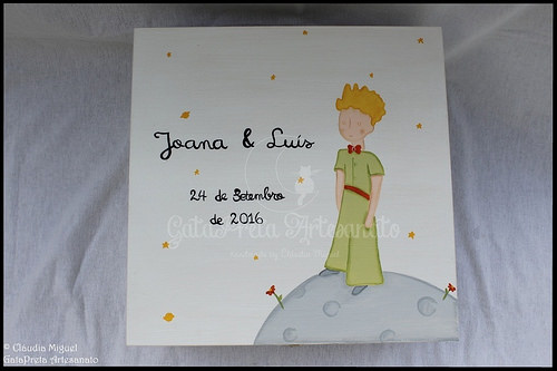 Caixa para mensagens de casamento 