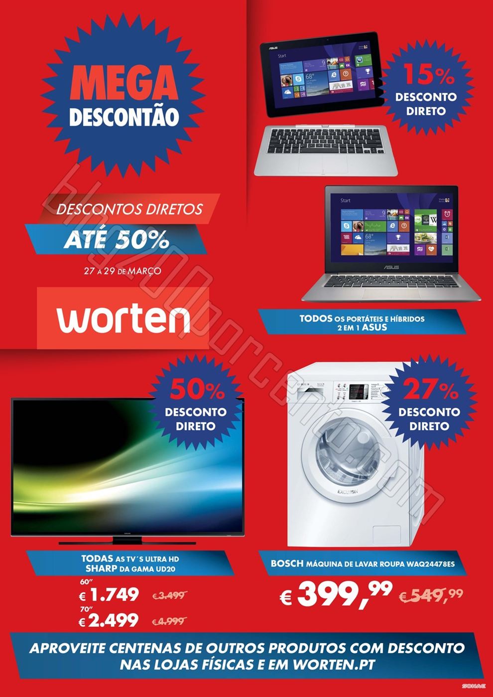 Antevisão Folheto Megadescontão WORTEN dias 27 a