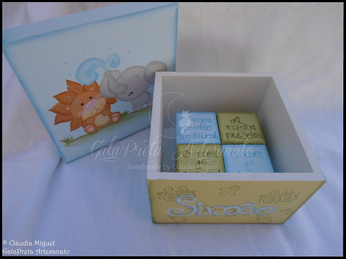 Caixa de recordações de bebé 
