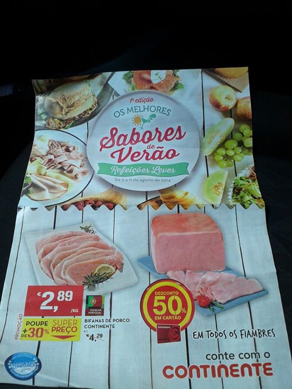 Antevisão Folheto CONTINENTE de 5 a 11 agosto - Sabores de verão