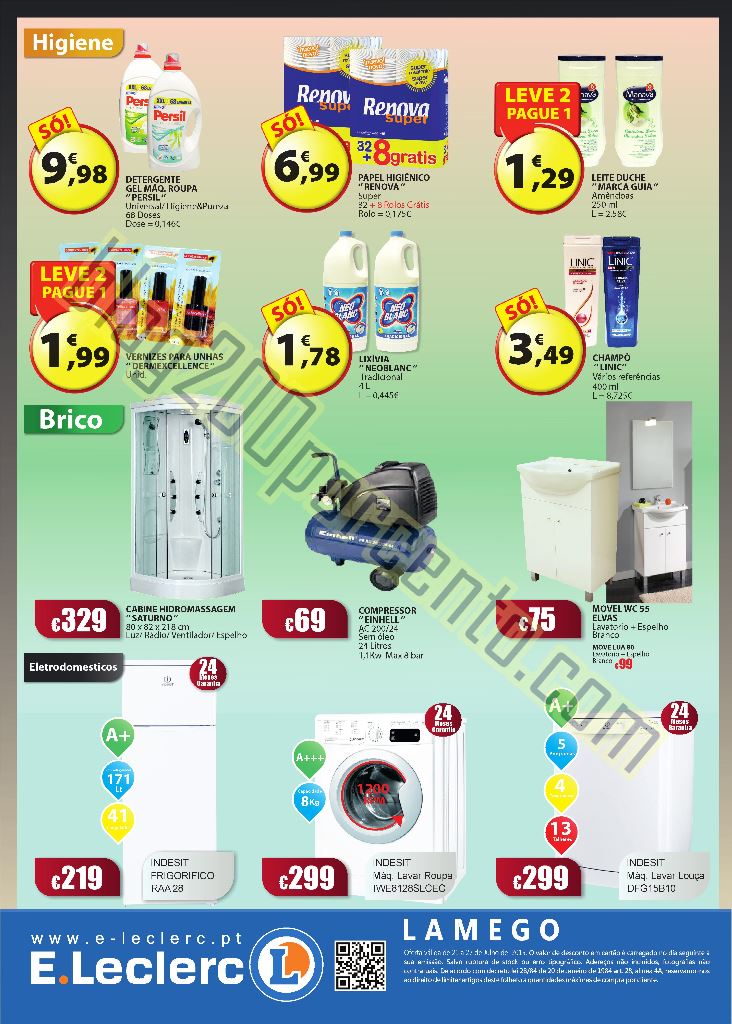 Antevisão Folheto E-LECLERC Lamego promoções de