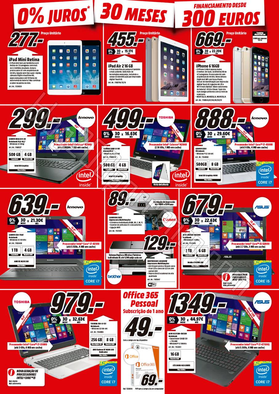 Antevisão Folheto MEDIA MARKT Promoções de 2 a 