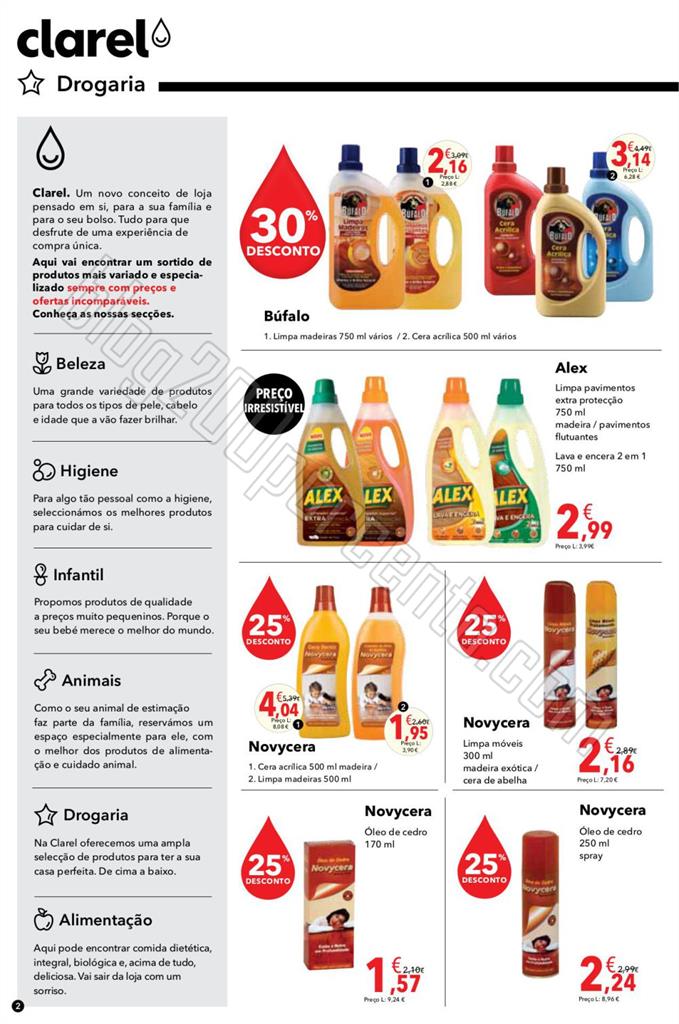 Novo Folheto CLAREL promoções de 19 março a 1 a