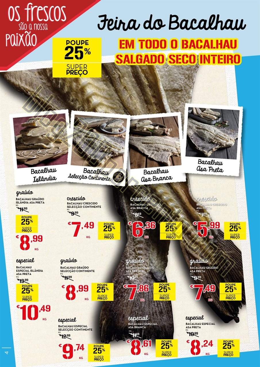 Antevisão folheto CONTINENTE promoções de 3 a 9