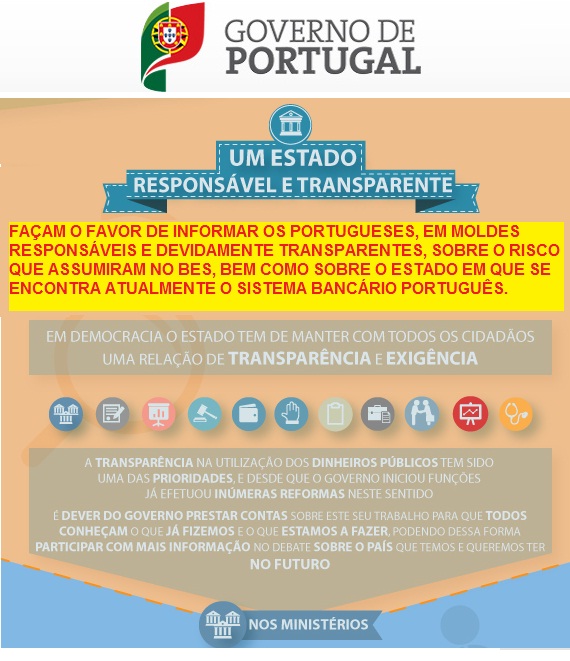 banco bes novo banco governo banco de portugal