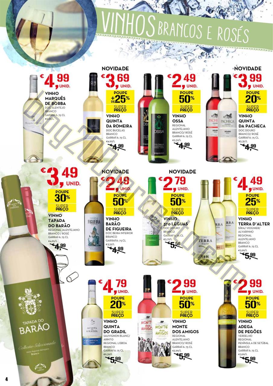 Antevisão folheto CONTINENTE Vinhos e aperitivos 
