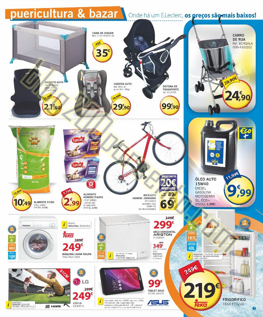 Antevisão folheto E-LECLERC Feira de 6 a 16 julho