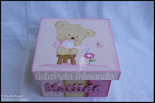 Caixa de recordações de bebé 