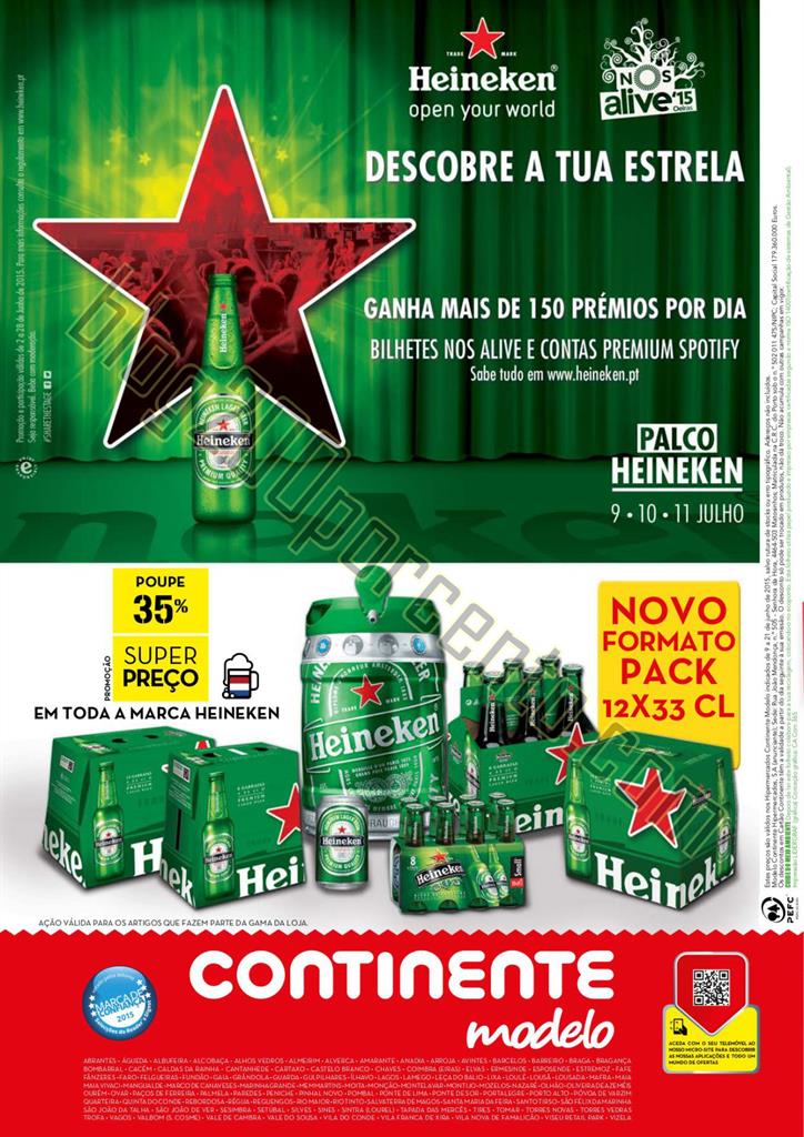 Antevisão Folheto CONTINENTE Cervejas e Mariscos 