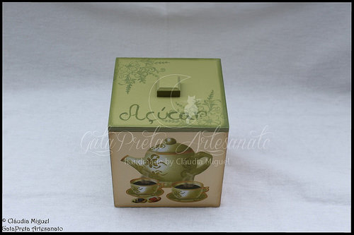 Caixa vertical para cápsulas Dolce Gusto e caixa de açúcar 