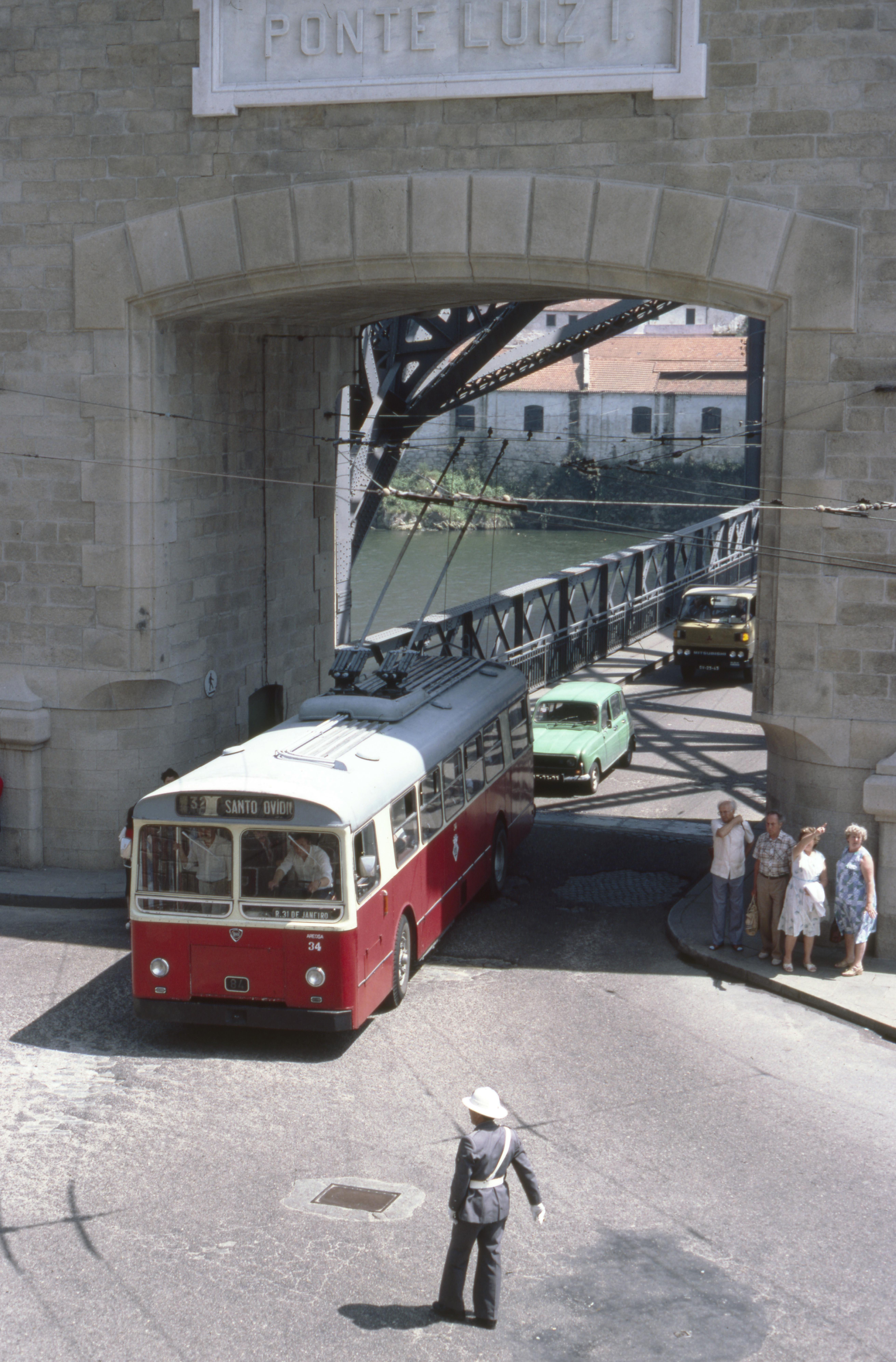 STCP Lancia Trolleybus 34, Porto (M. Rhodes, 1983)
