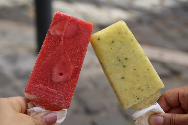 bairro alto + gelataria artesanal em lisboa + paletaria + gelados de fruta + calhariz + passeios em lisboa + gelados saudáveis + gelados de morango + gelado de abacaxi com hortelã + passeios de fim-de-semana + icecream 