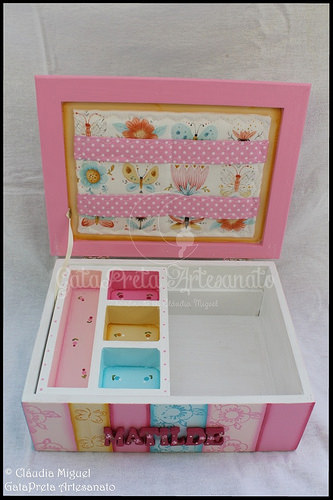 Caixa para ganchinhos 