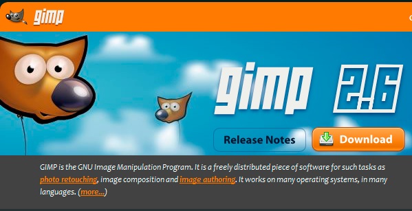 gimp baixar download