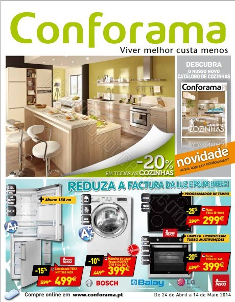 Novo folheto | CONFORAMA | de 24 abril a 14 maio - Reduza e Poupe
